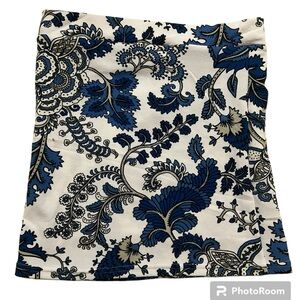 Doublju mini stretch floral print skirt size large L LG